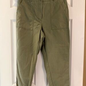Talbots Olive Green Cargo Pants Never worn.